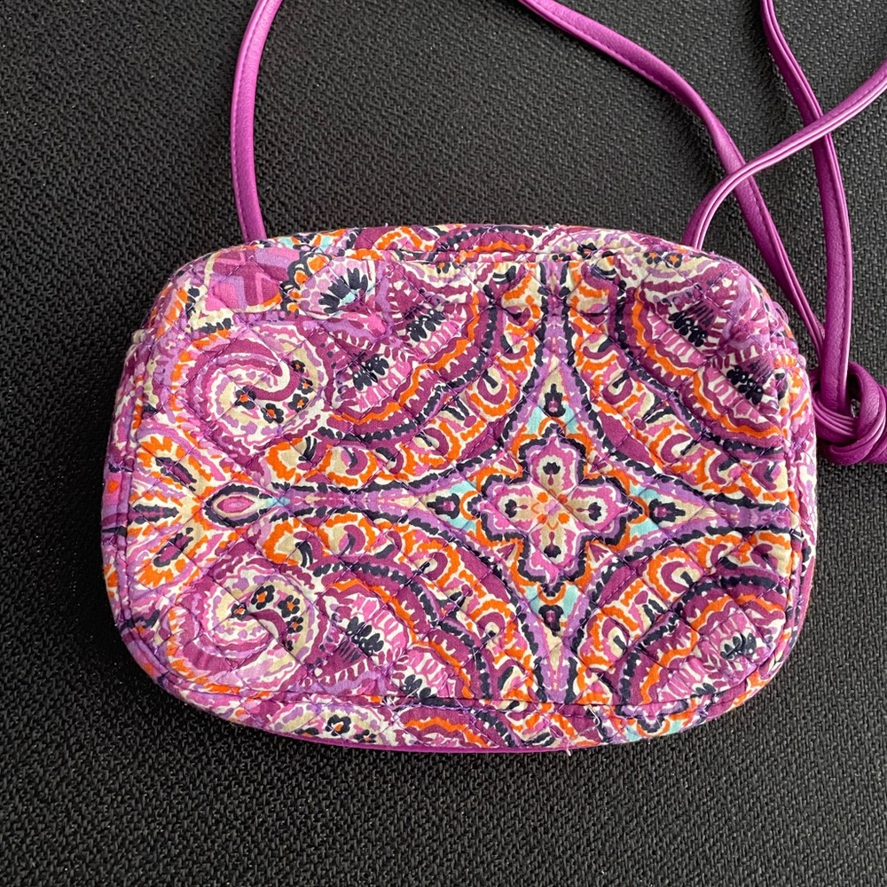 Vera Bradley Dream Tapestry quilted RFID little crossbody bag - Picture 3 of 12
